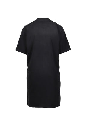 SOLARIZED T-SHIRT DRESS / BLK