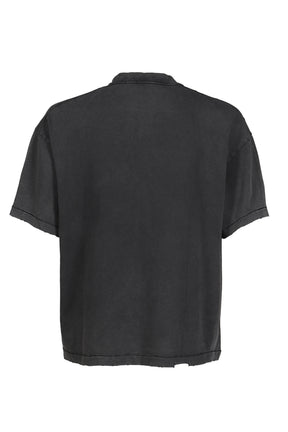 STAINED POCKET T / VINTAGE BLACK