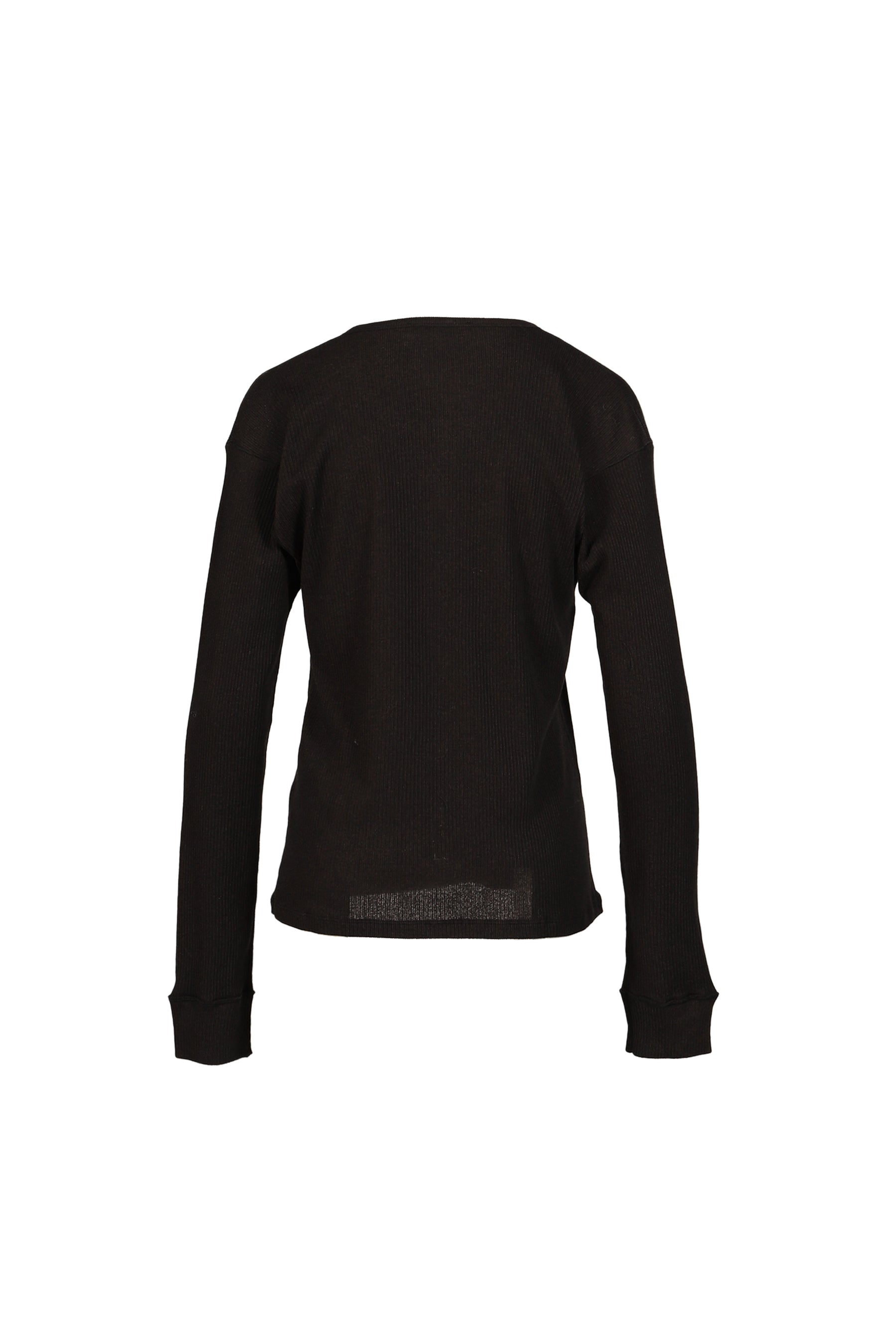 GENTLE HENLEY LONGSLEEVE / BLK