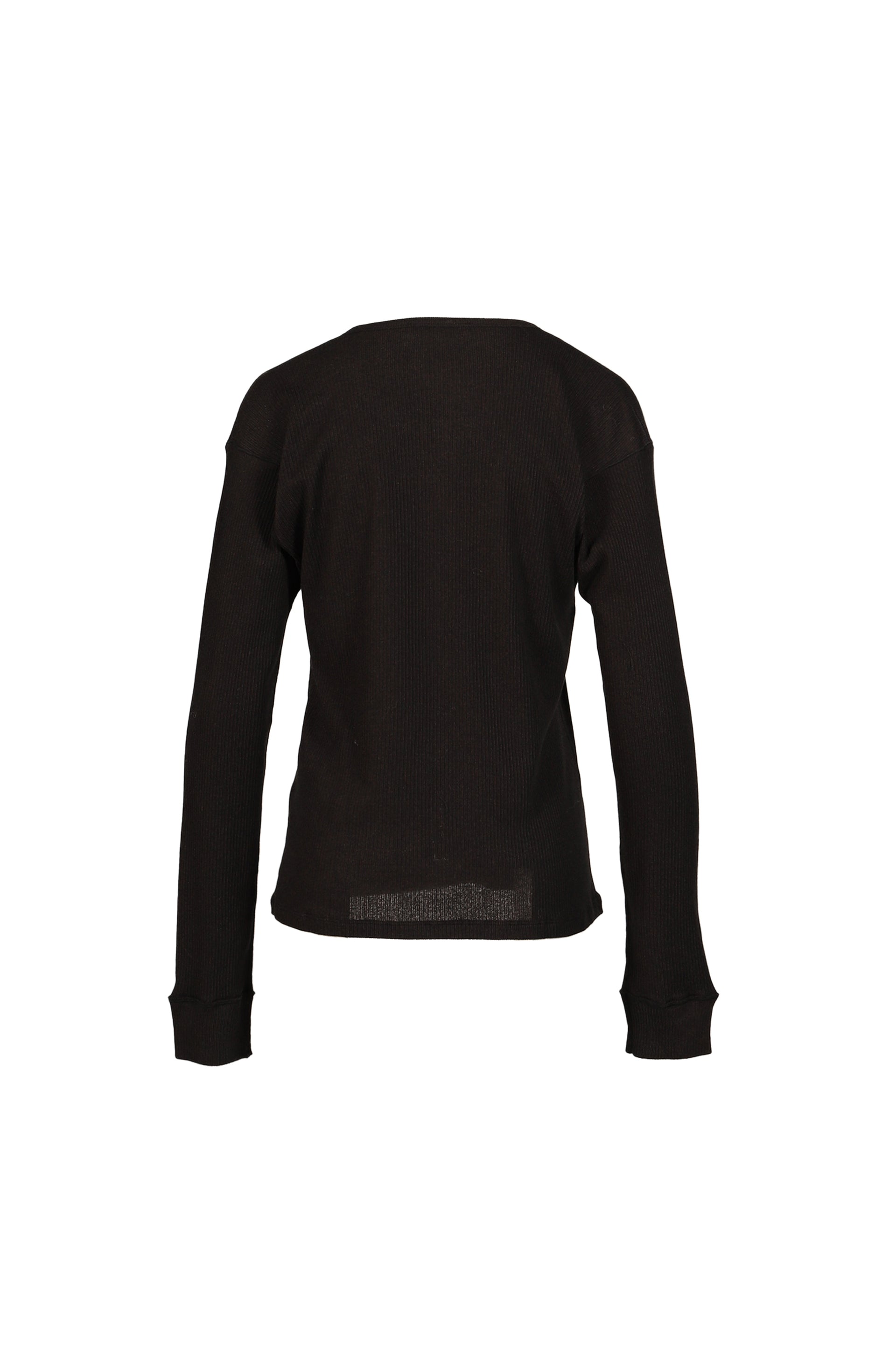 GENTLE HENLEY LONGSLEEVE / BLK