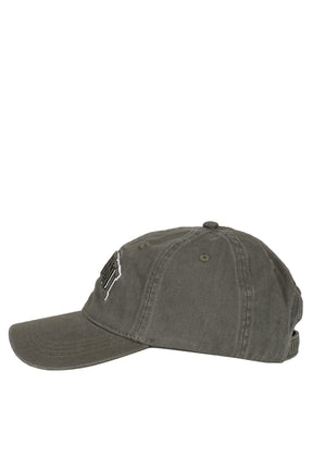 WASHED COTTON CANVAS CAP EMB / KALAMATA