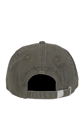 WASHED COTTON CANVAS CAP EMB / KALAMATA
