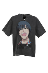 S/S T-SHIRT (NAGUMO)/ MINUS COLLABORATION / BLK