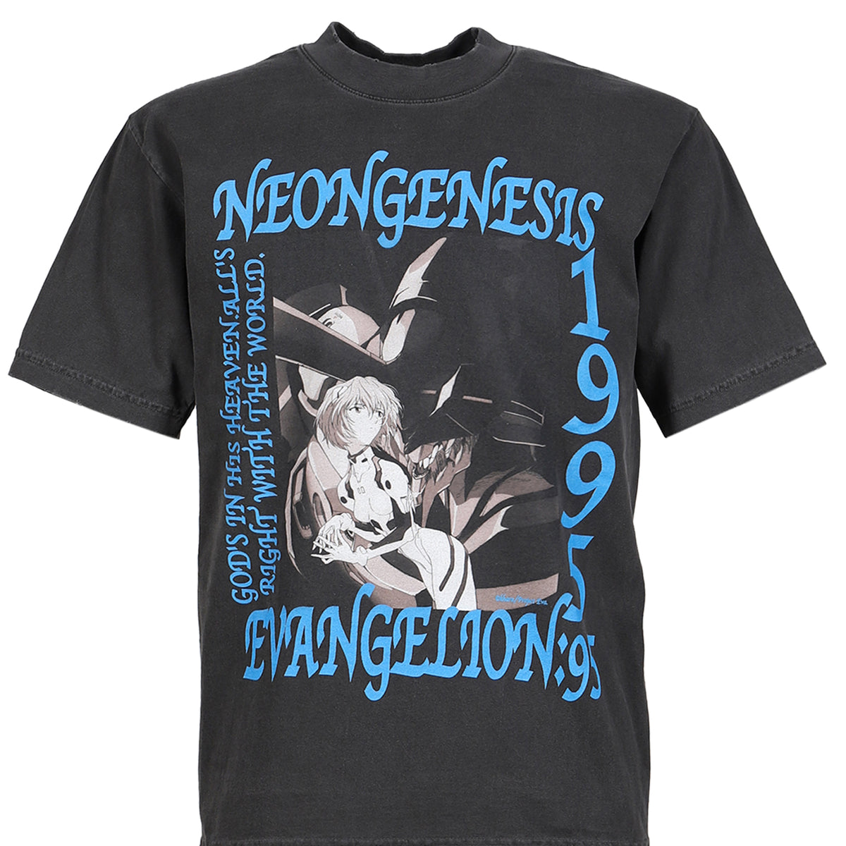 EVANGELION:95 エヴァンゲリオン SS26 0070 T-SHIRTS / BLK - NUBIAN