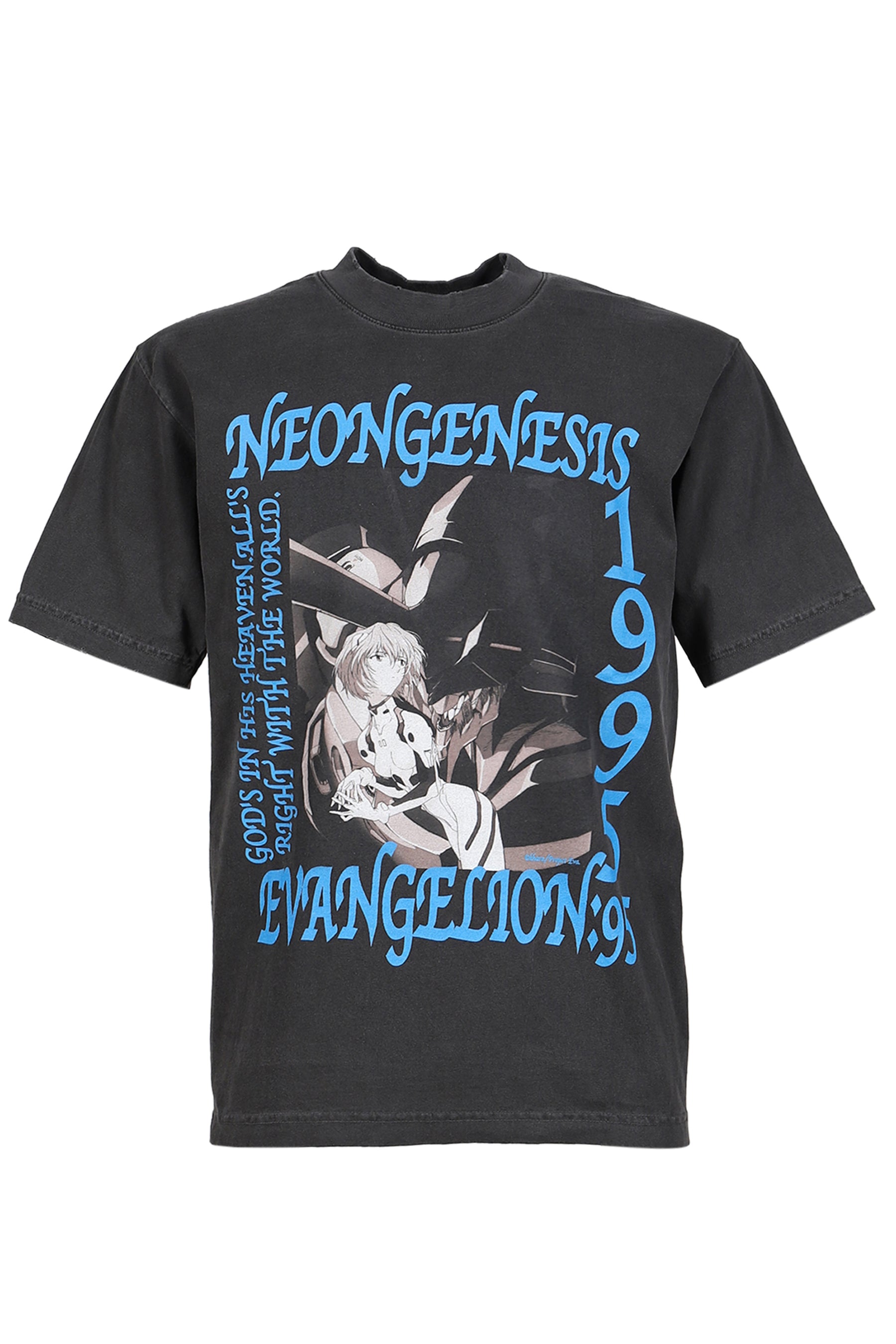 EVANGELION:95 エヴァンゲリオン SS26 0070 T-SHIRTS / BLK - NUBIAN