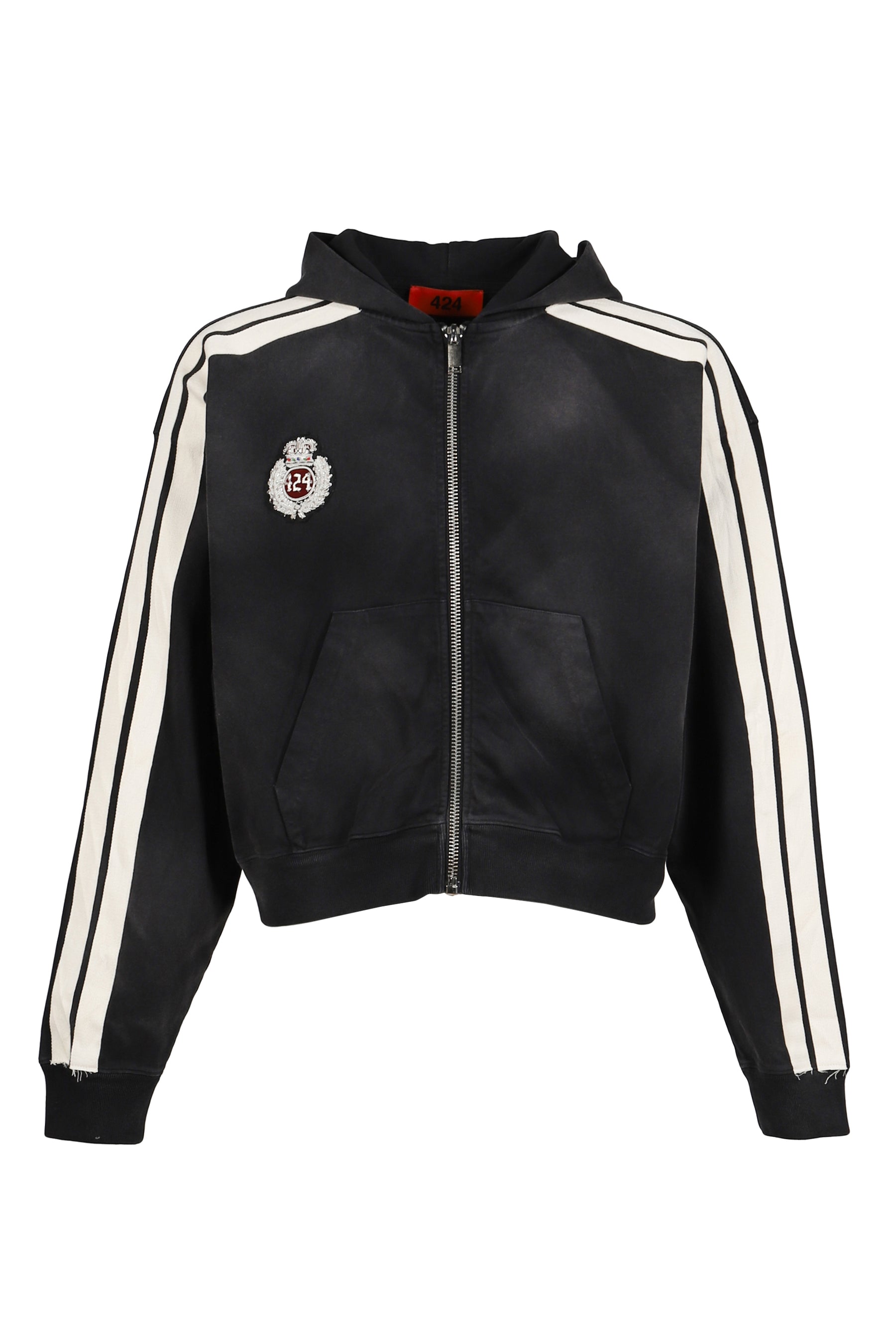 ACADEMY ZIP UP HOODIE / VTG BLK