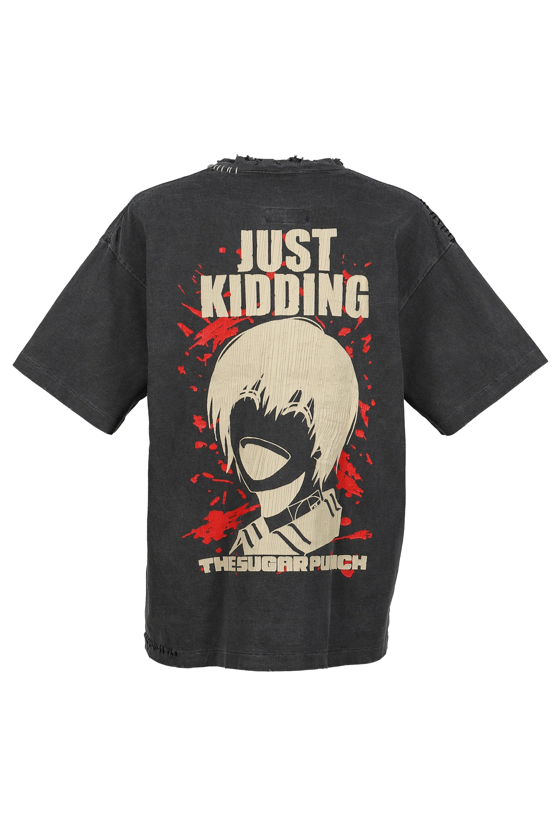 S/S T-SHIRT (NAGUMO)/ MINUS COLLABORATION / BLK