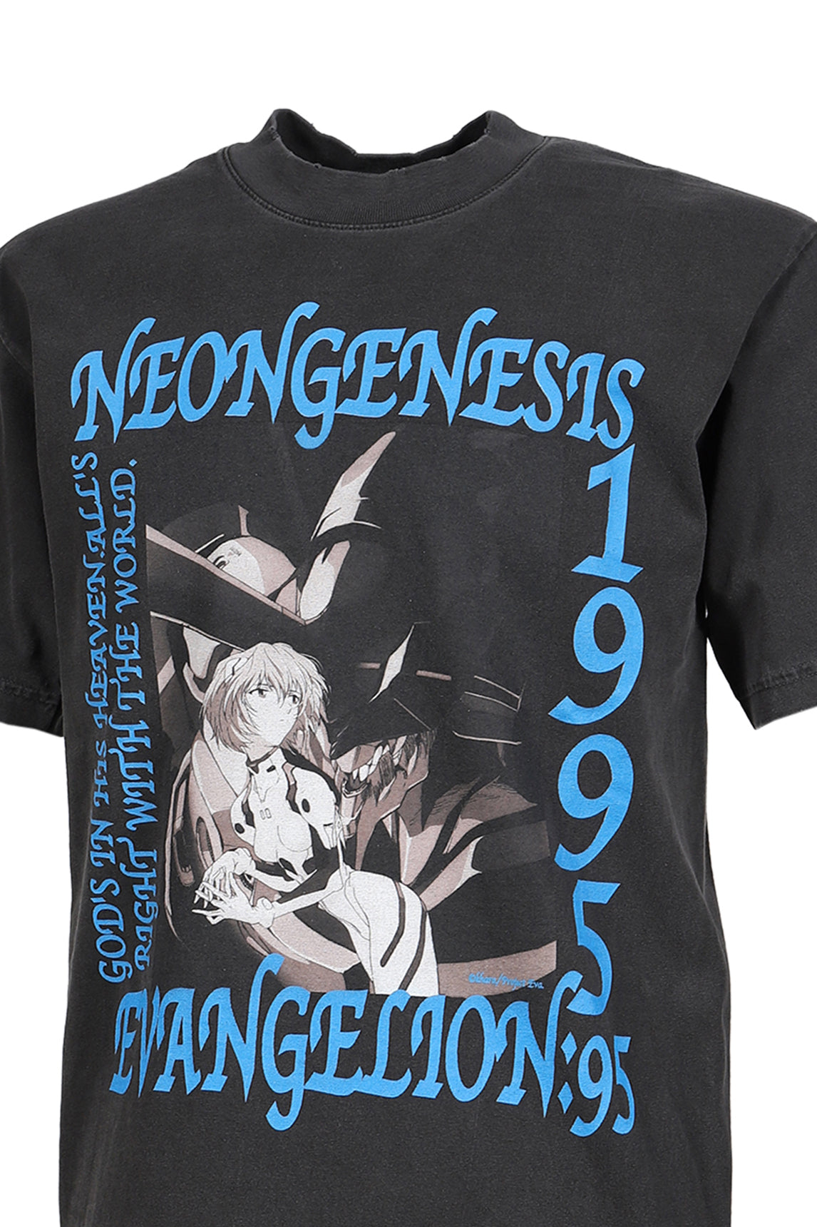EVANGELION:95 エヴァンゲリオン SS26 0070 T-SHIRTS / BLK - NUBIAN