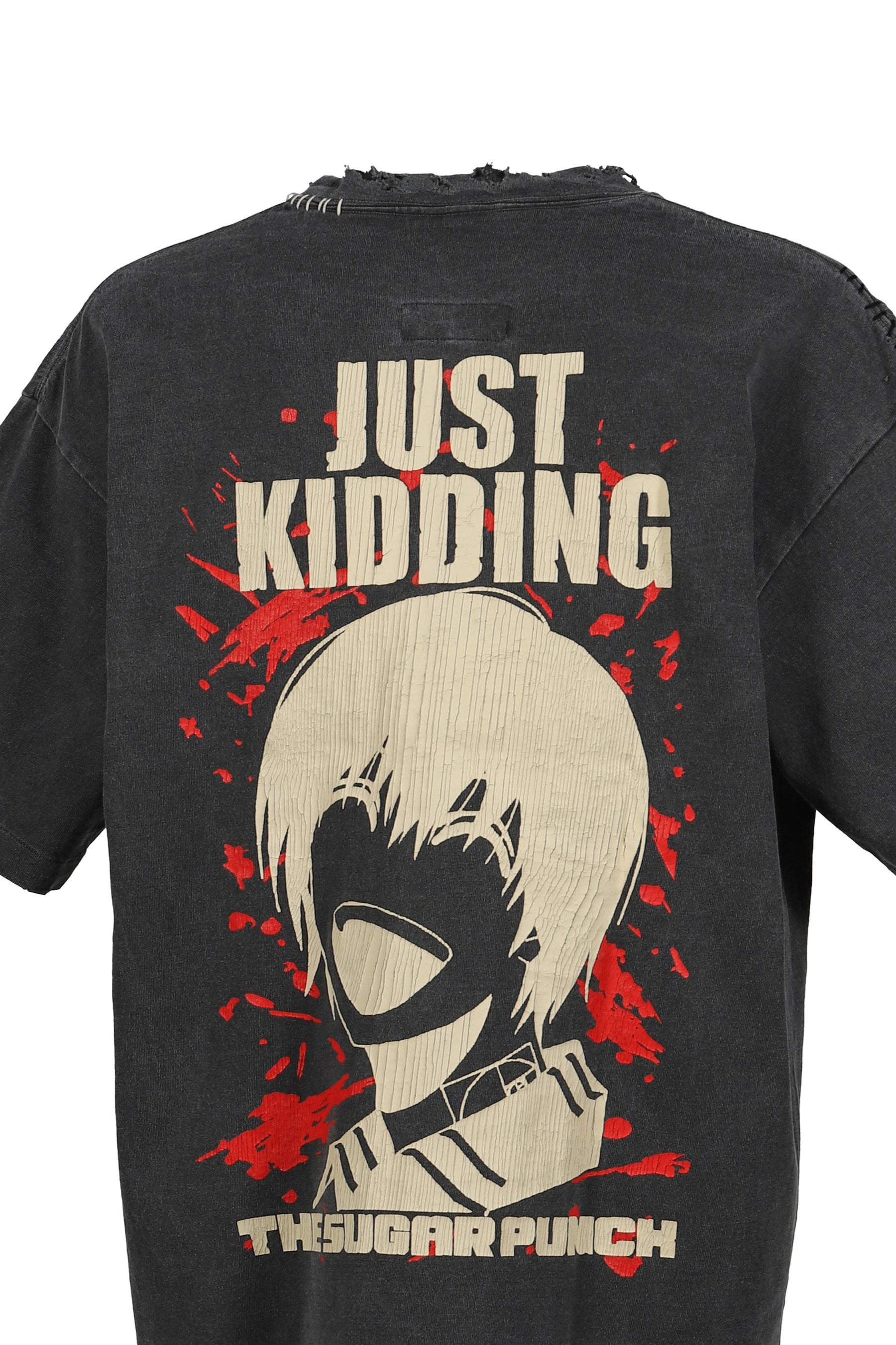 S/S T-SHIRT (NAGUMO)/ MINUS COLLABORATION / BLK