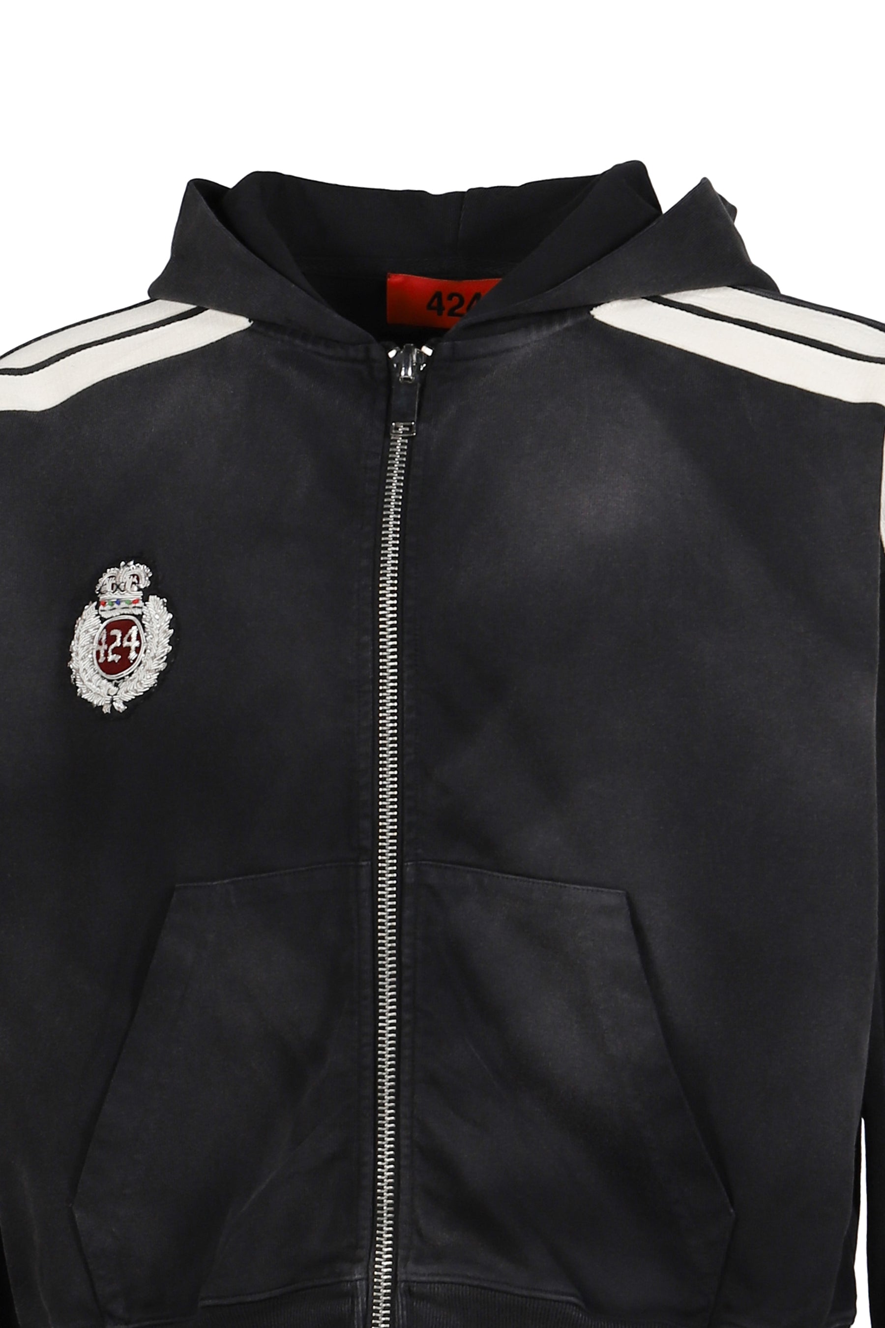 ACADEMY ZIP UP HOODIE / VTG BLK