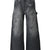 COATING DOUBLE KNEE DENIM PANTS / BLK