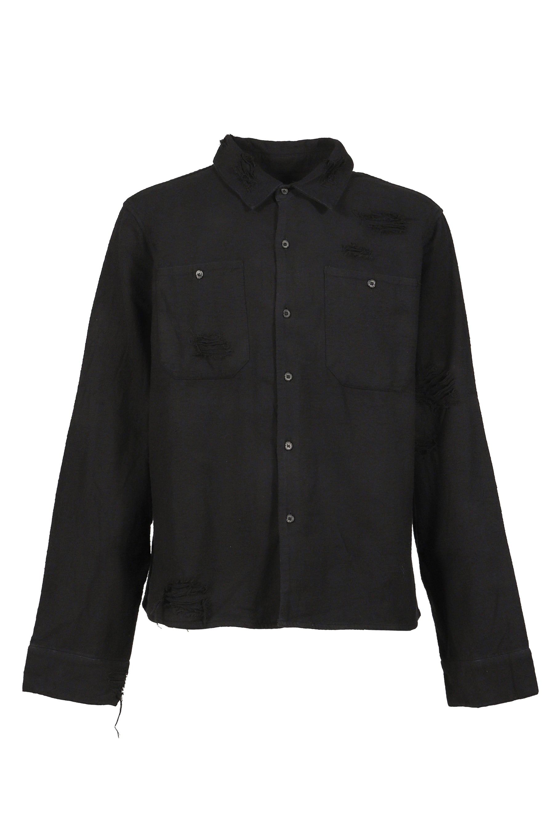 RIPPED SHIRT  / BLK