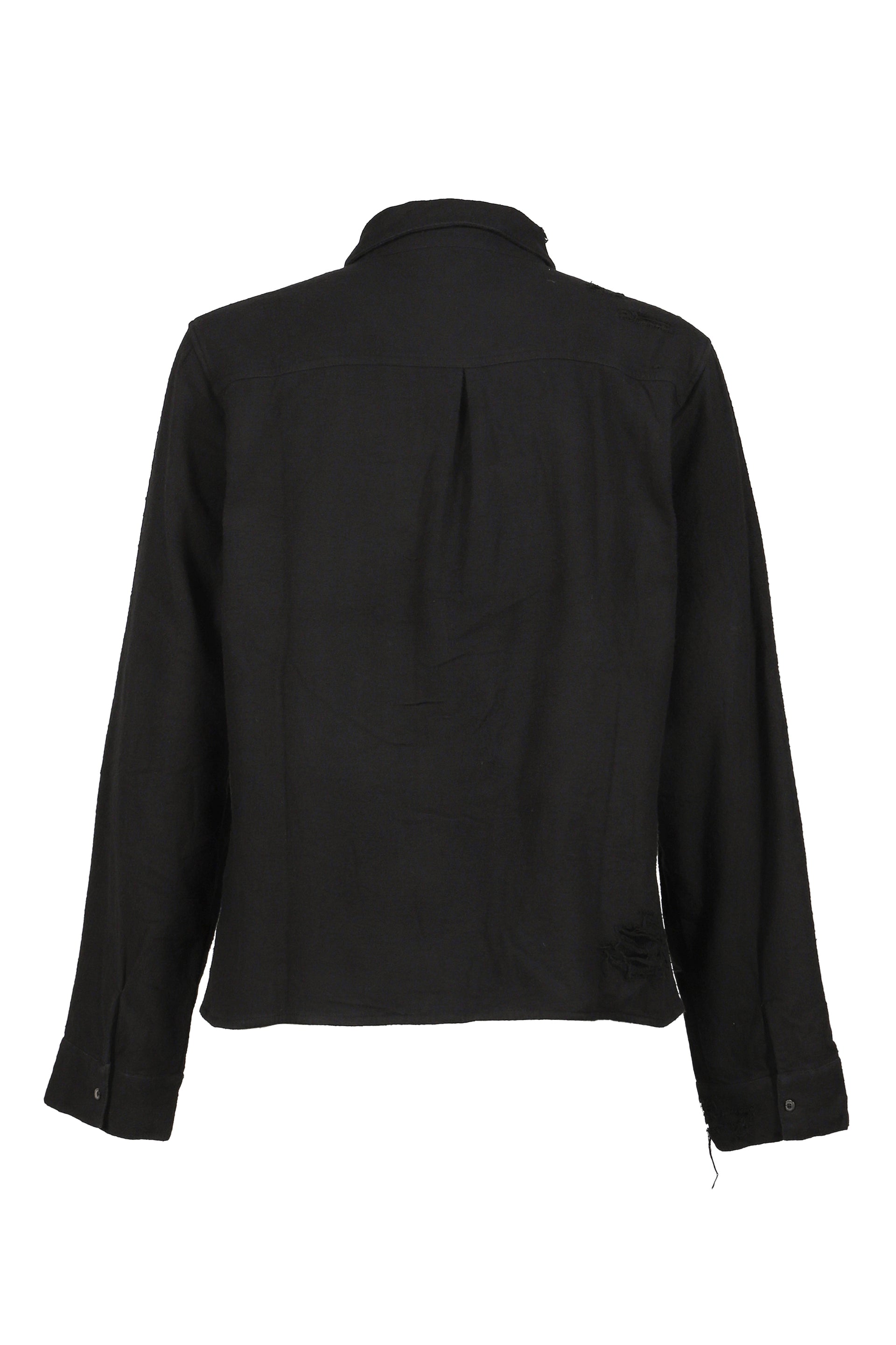 RIPPED SHIRT  / BLK
