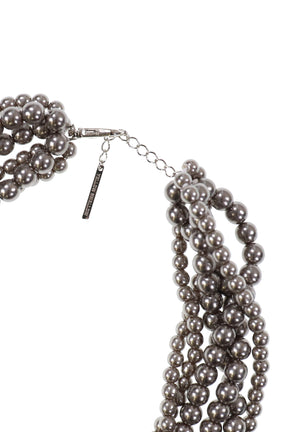 PEARL CURRENT NECKLACE 02 / GRY