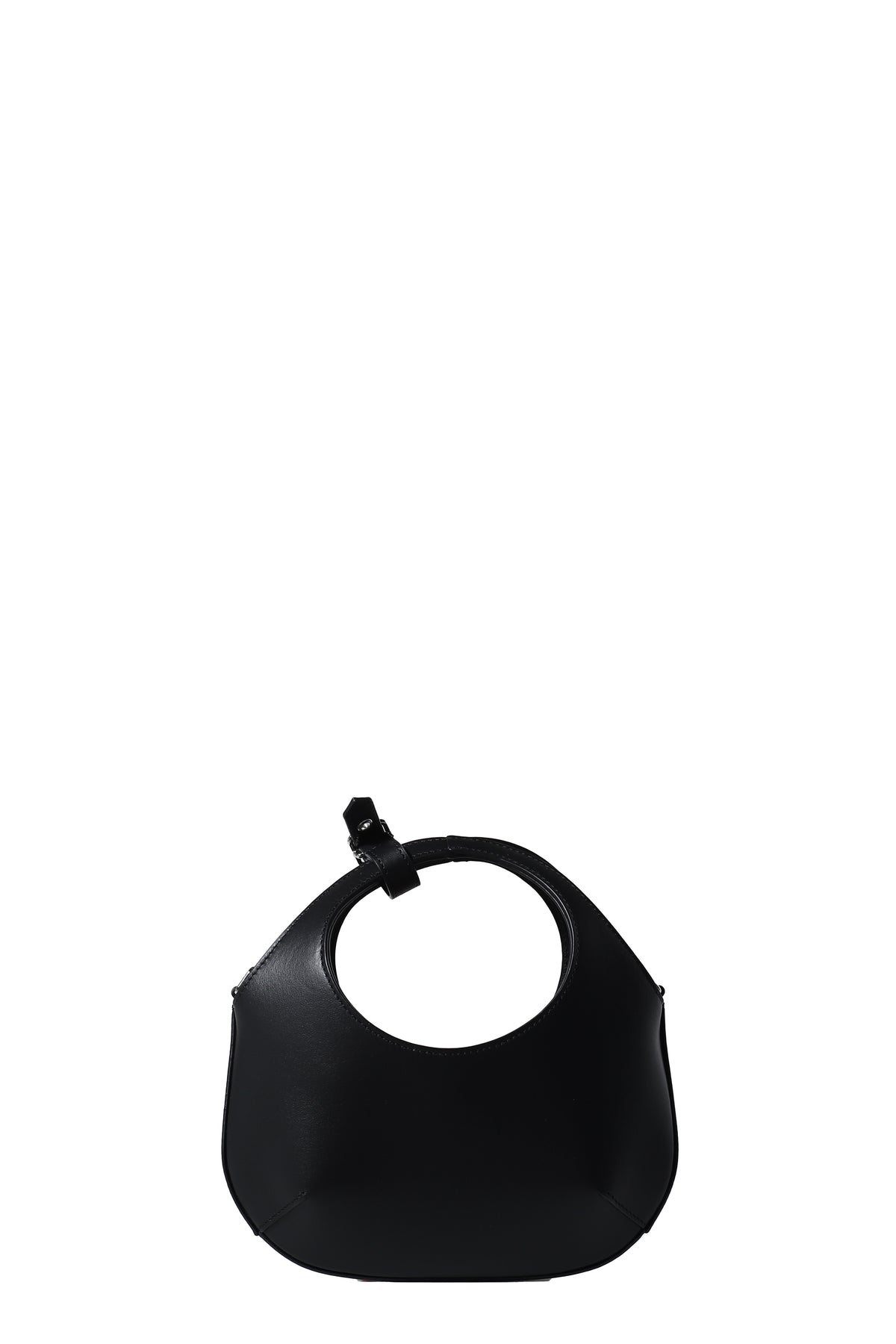 MINI HOLY LEATHER BAG / BLK