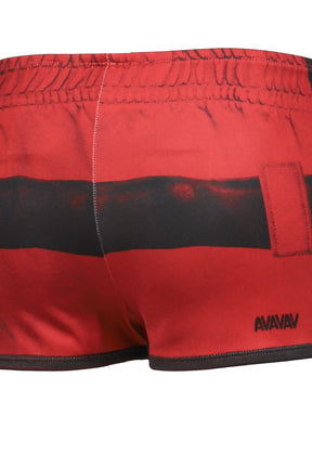 AVAVAV PRINTED SHORTS 2-PACK / BETTERSCURLET GRY