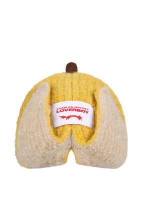 MOHAIR CHUNKY BANANA BEANIE / YEL 