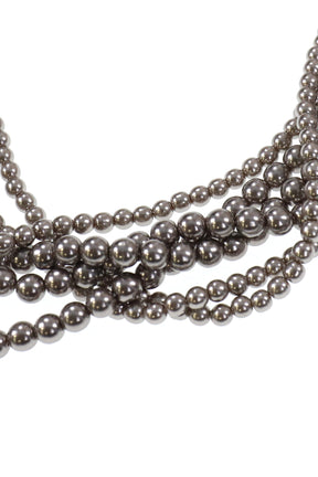 PEARL CURRENT NECKLACE 02 / GRY