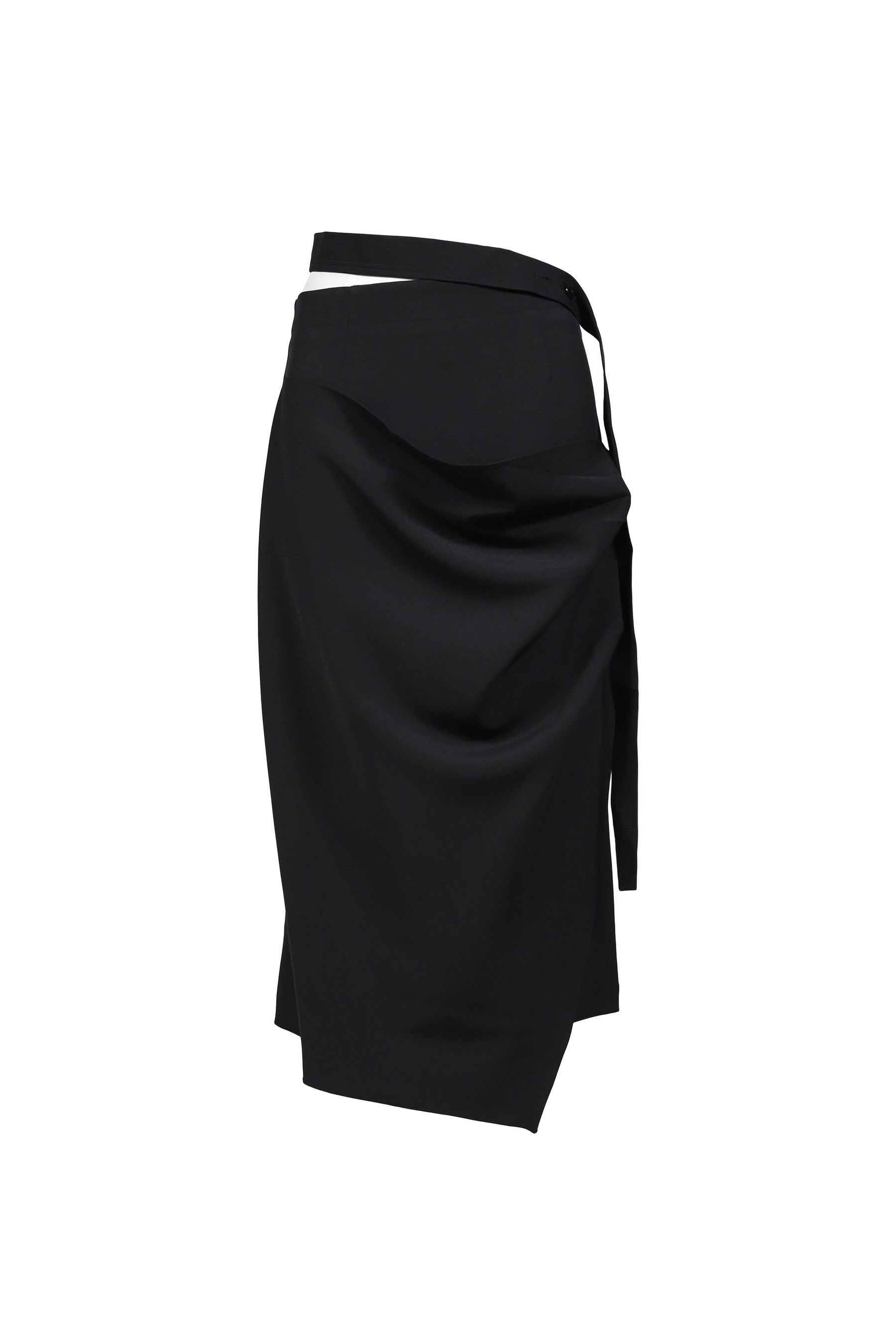 SLIP DOWN SKIRT / BLK