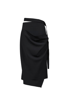 SLIP DOWN SKIRT / BLK