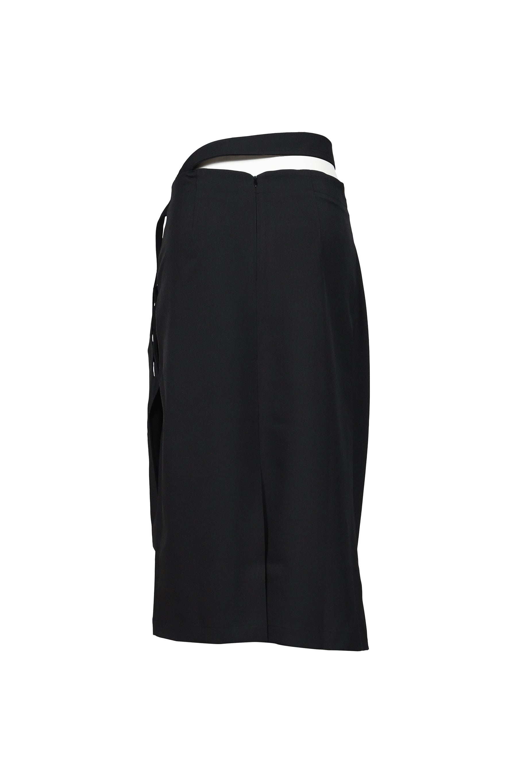 SLIP DOWN SKIRT / BLK