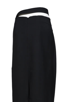 SLIP DOWN SKIRT / BLK