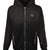 ZIPPED TRACK HOODY - COTTON JERSEY / DAMAGED (20TH EXCLUSIVE) / BLK
