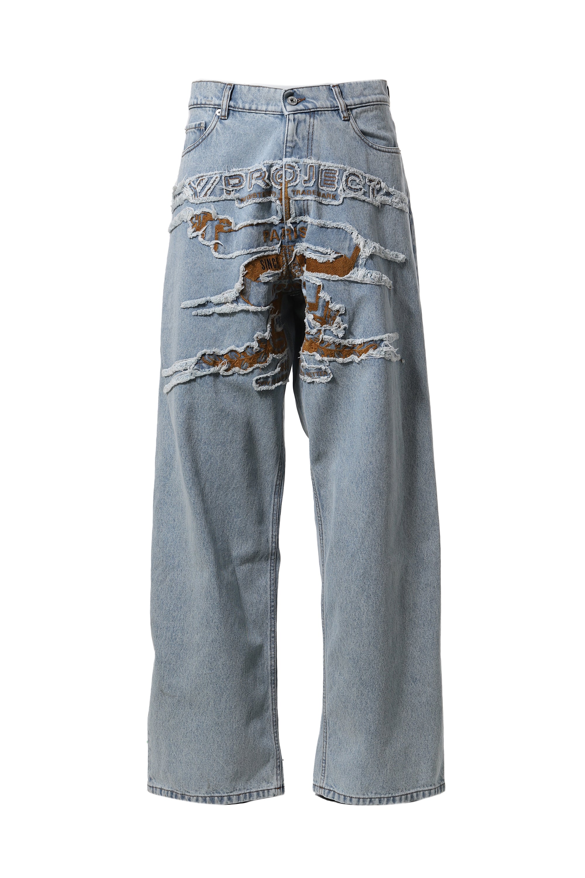 Y/PROJECT ワイプロジェクト SS24 PARIS' BEST PATCH JEANS ...