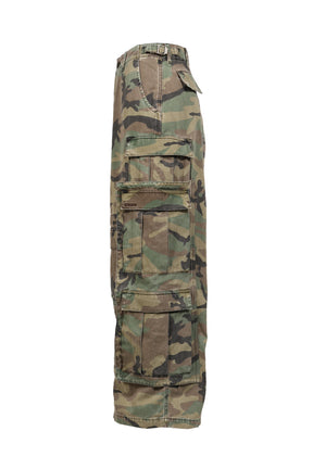 MERGED CARGO PANTS / GRN CAMO