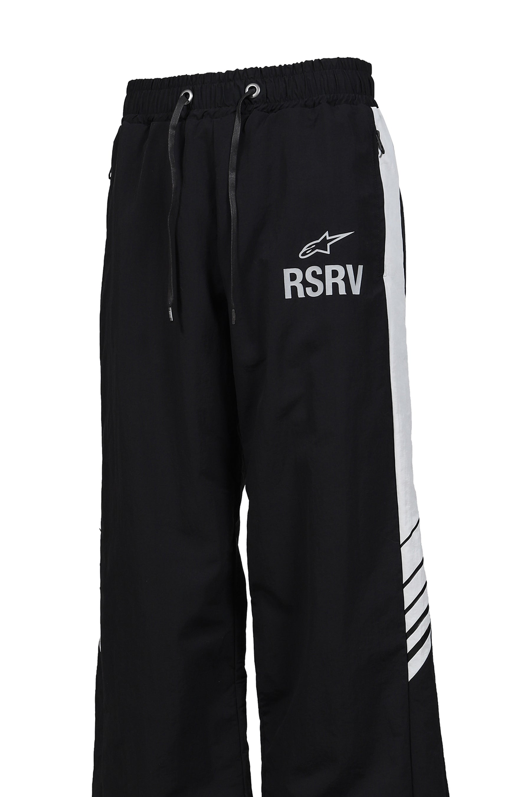 CROSSOVER TRACKSUIT PANTS / BLK