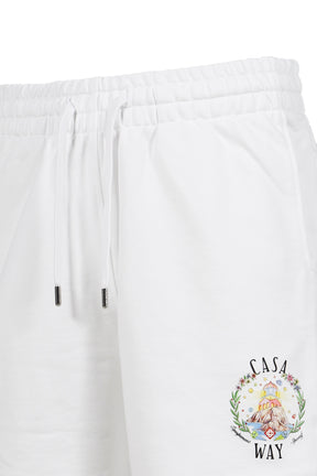 CASA WAY CLASSIC SWEATSHORT / BRIGHT WHT