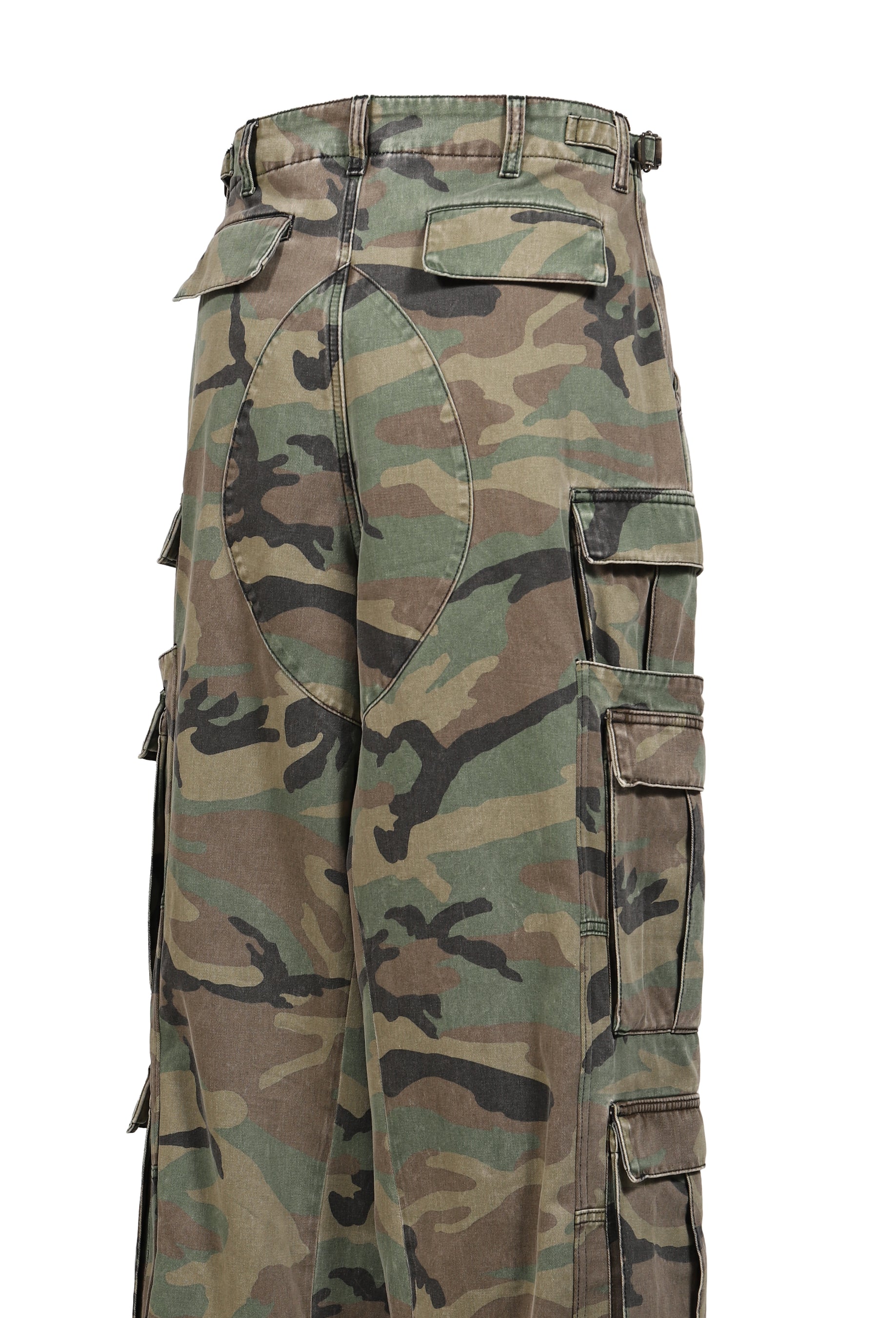 MERGED CARGO PANTS / GRN CAMO