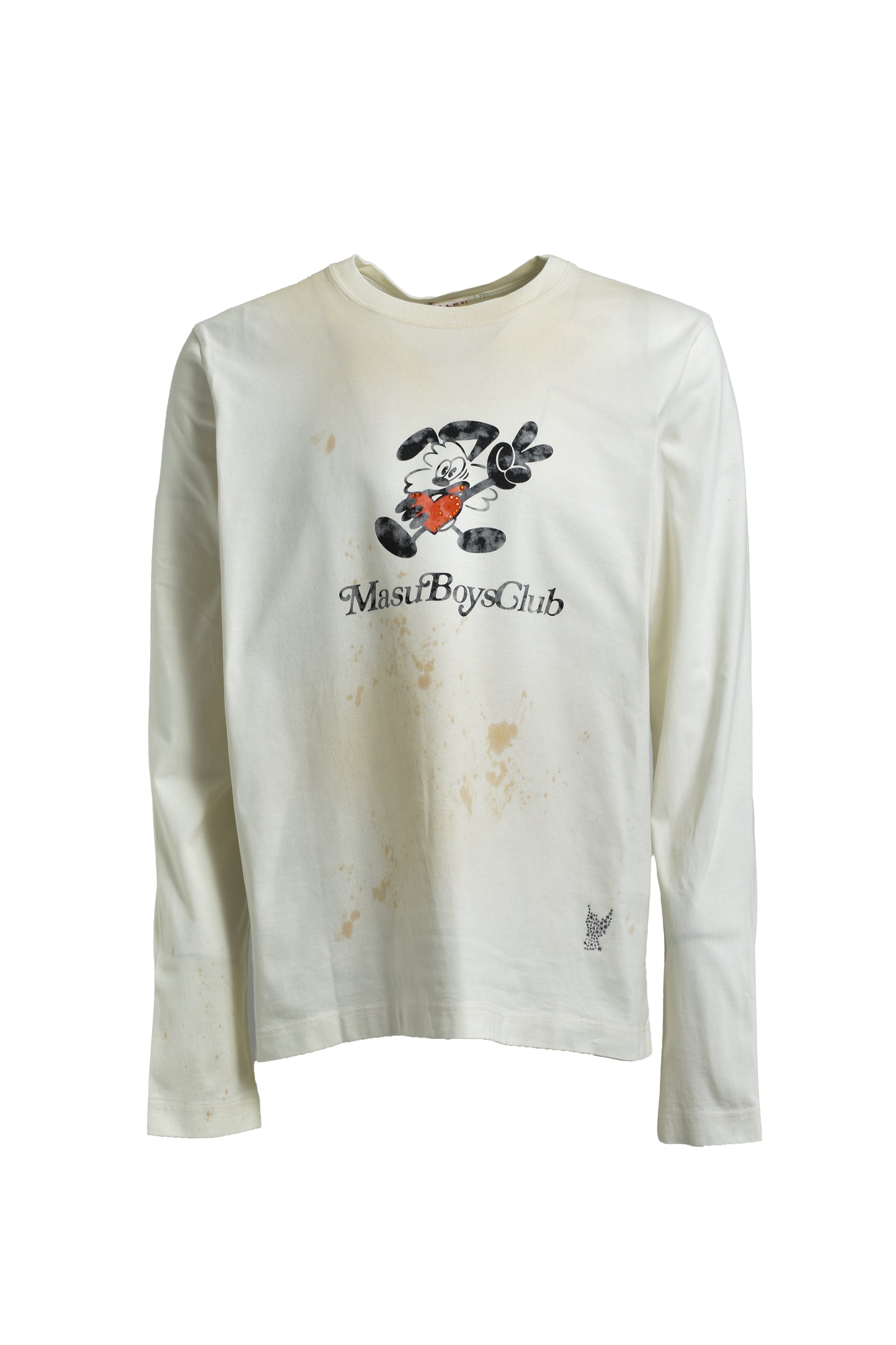WASTED VICK LONG SLEEVE T-SHIRT / WHT