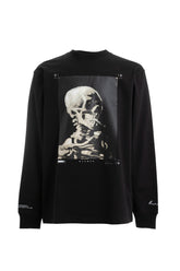 SKELETON LS RELAXED TEE / BLK