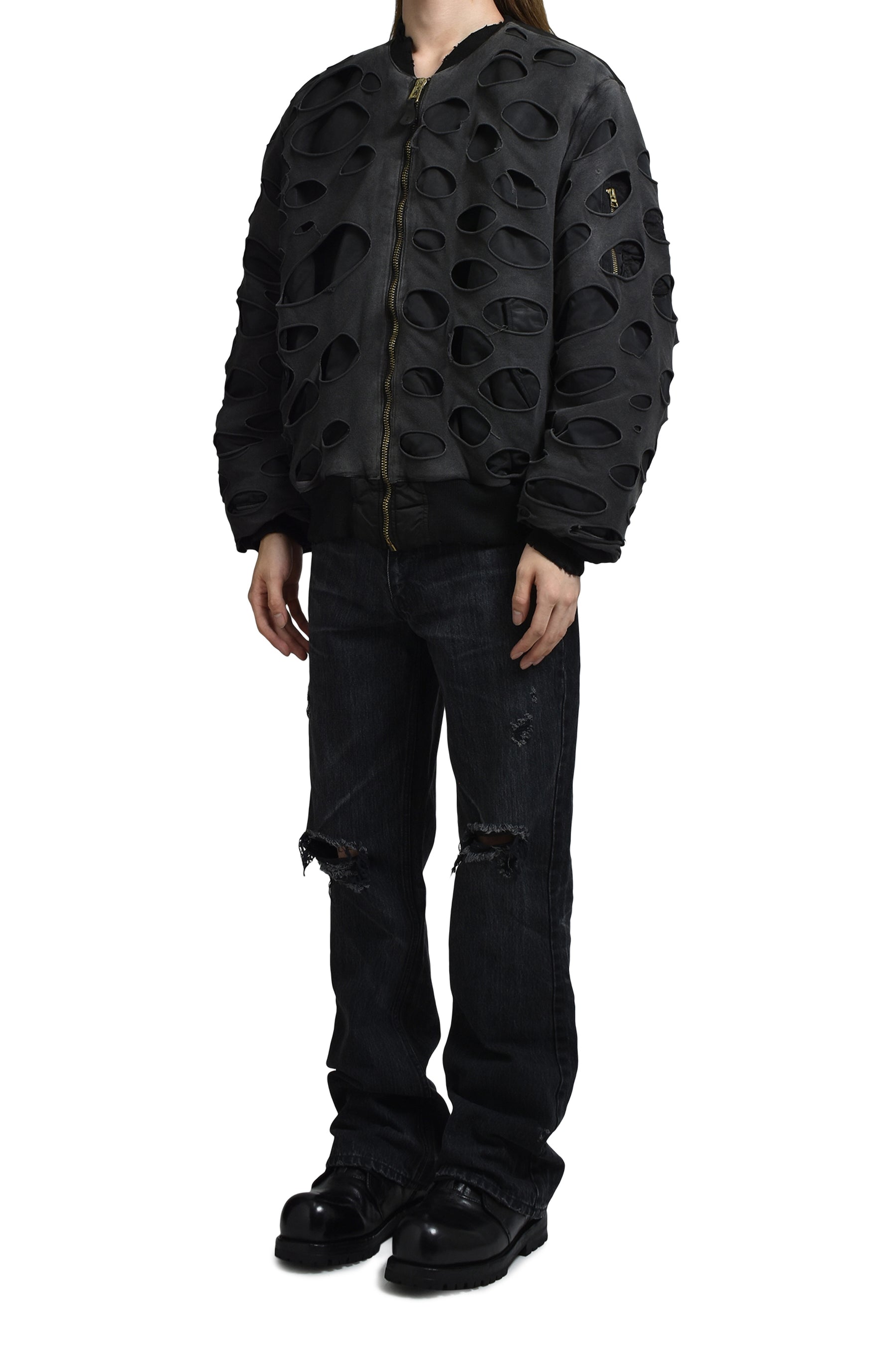 DOUBLE LAYER BOMBER ATS / BLK OIL WASH