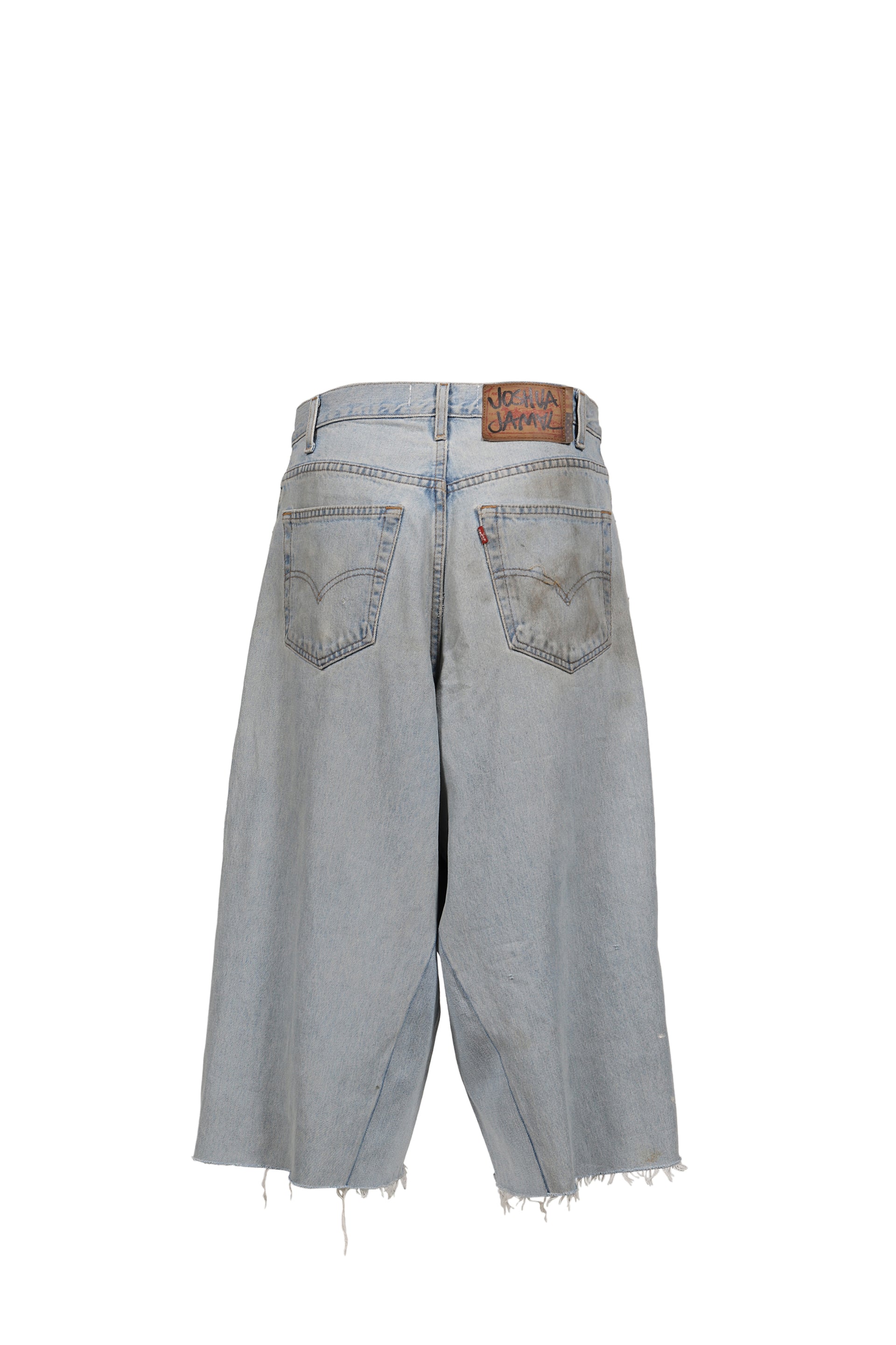 PADDED DENIM NBHD SHORTS / BLU