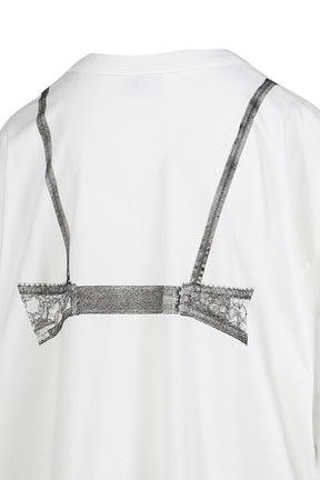 TROMPE L'?IL TALL TEE KNIT / WHT