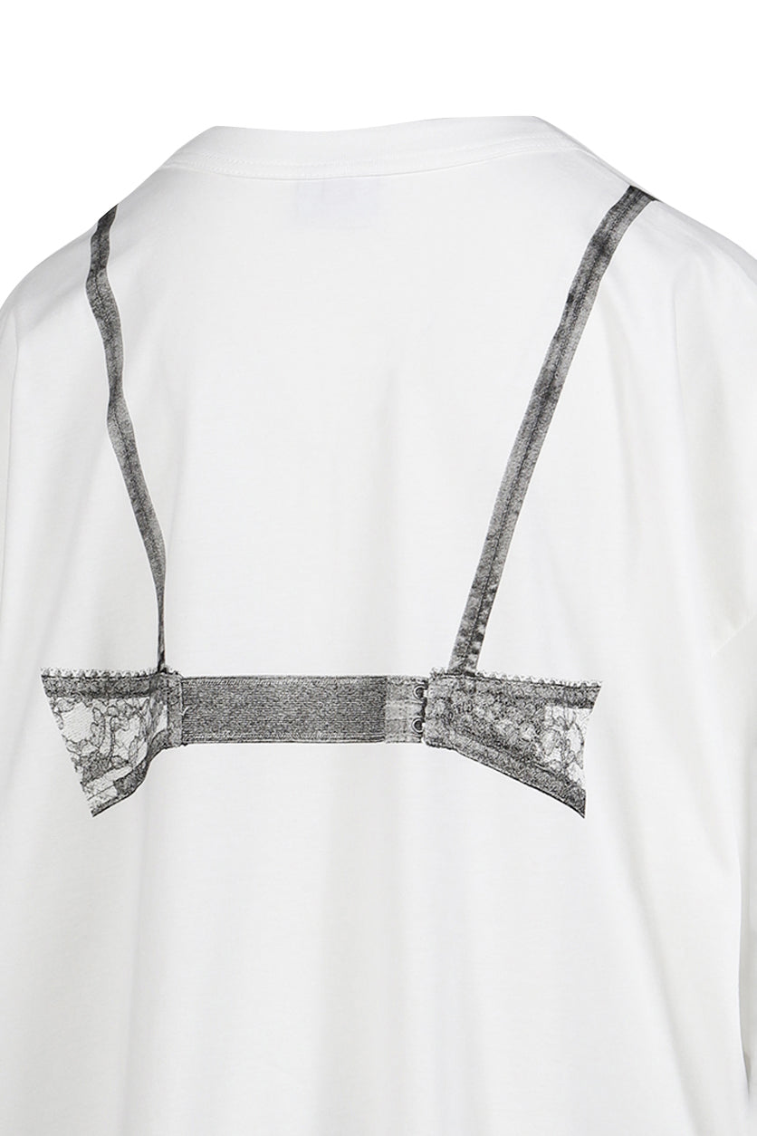 TROMPE L'?IL TALL TEE KNIT / WHT