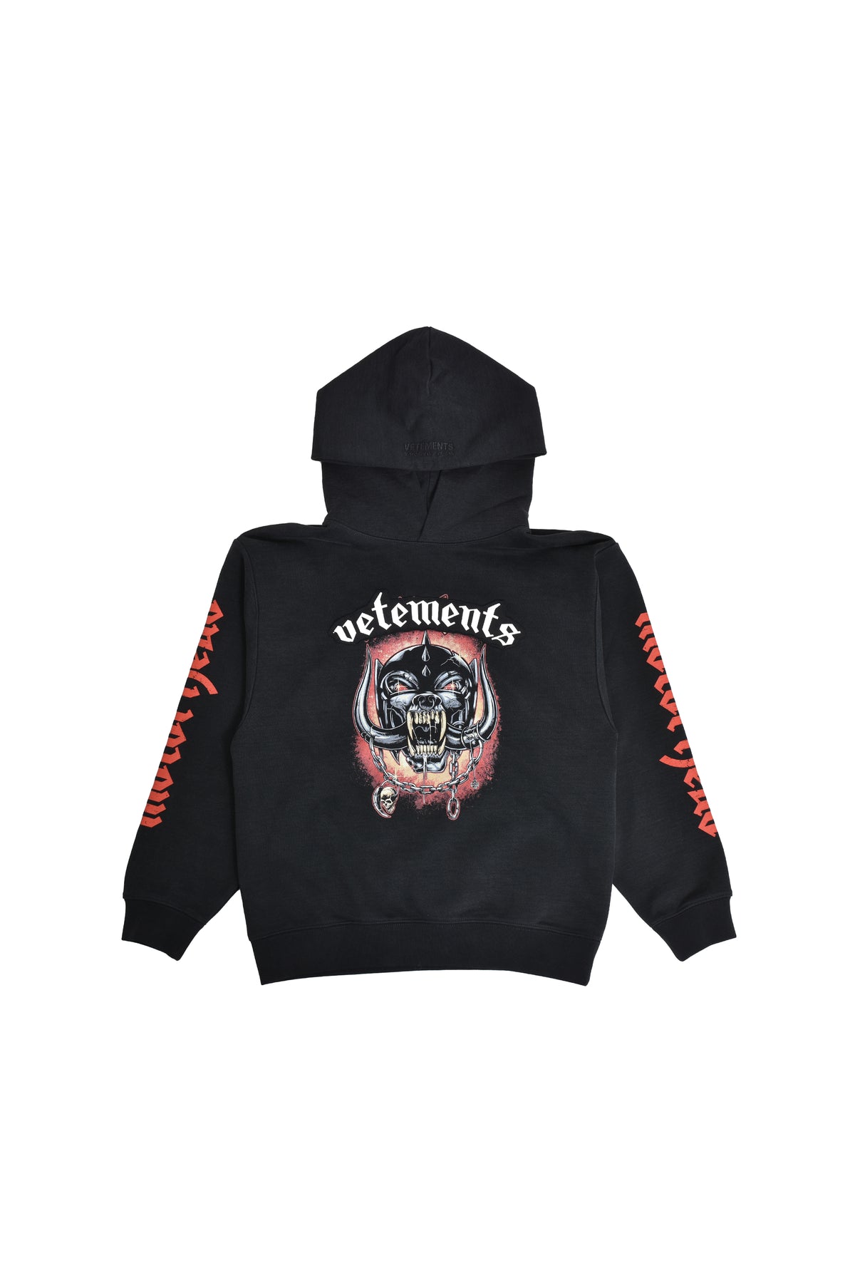 KIDS MOTORHEAD PATCHED HOODIE / BLK