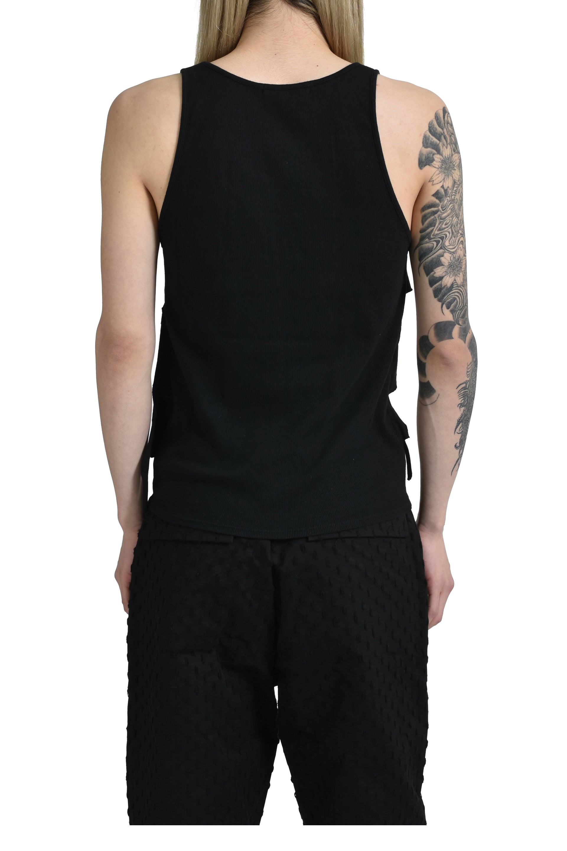 ALEXANDER DIGENOVA LAYERED TANK TOP / BLK