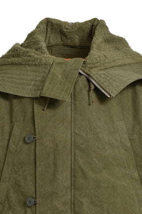 HOODED DOWN COAT KHA