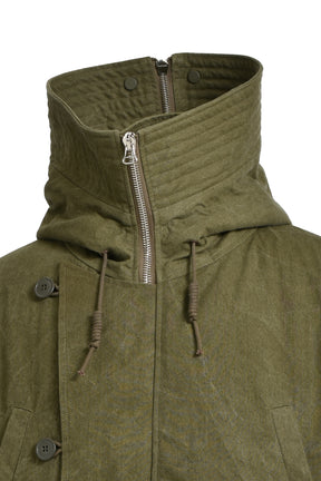 HOODED DOWN COAT KHA