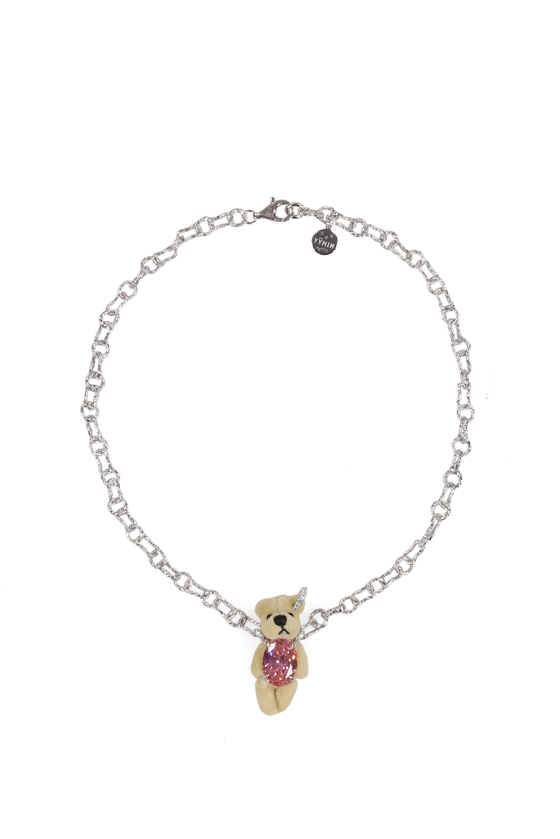 yvmin クマネックレス YVMIN テディベア ネックレス | シルバートーン | FARFETCH JP
