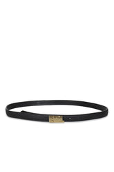 UNISEX SMALL DISTRESSED BELT LEATHER / BLK