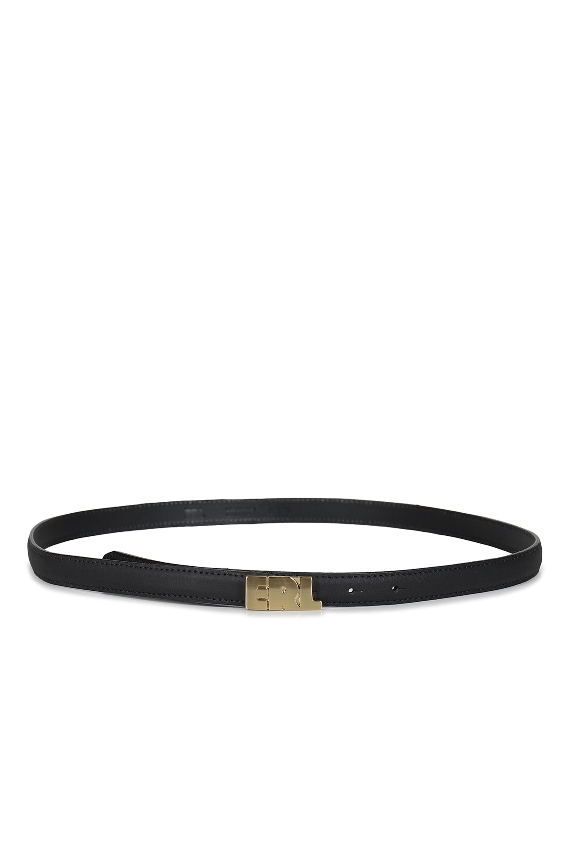 UNISEX SMALL DISTRESSED BELT LEATHER / BLK