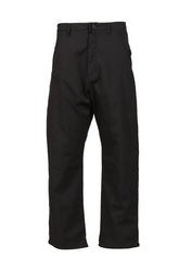 STRAIGHT PANTS WITH MOLLE STRAP / BLK