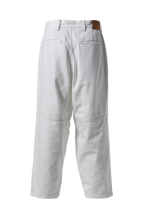 DENIM BALLOON PANTS / WHT