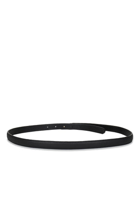 UNISEX SMALL DISTRESSED BELT LEATHER / BLK