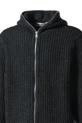 FULL ZIP HOOD / D.GRY