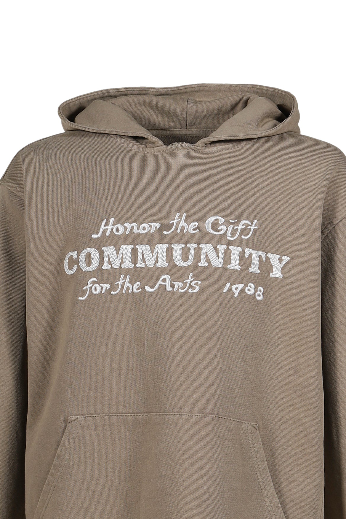 VINTAGE HOODIE / PEBBLE